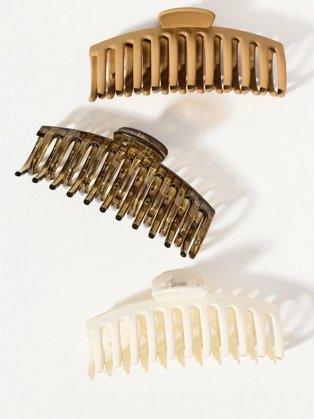 Anthropologie Claw Hair Clips, Set of 3